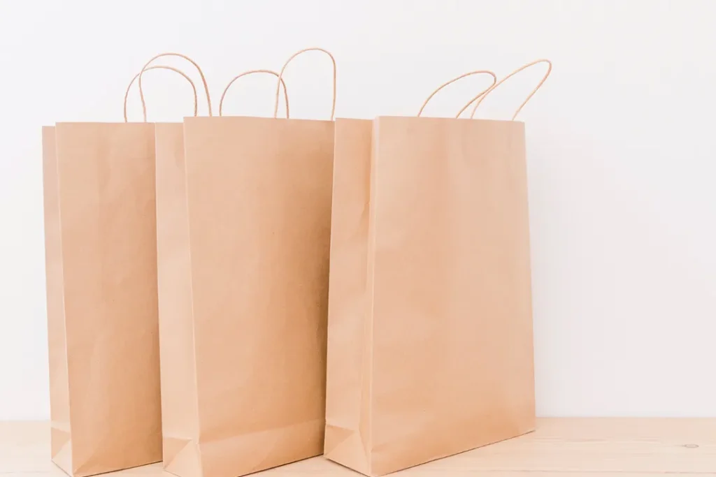 Twisted handle paper bags wholesale
